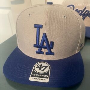 NWT Dodgers two tone snapback